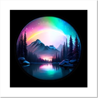 Northern Lights - Winter - Natural Beauty - Christmas Posters and Art